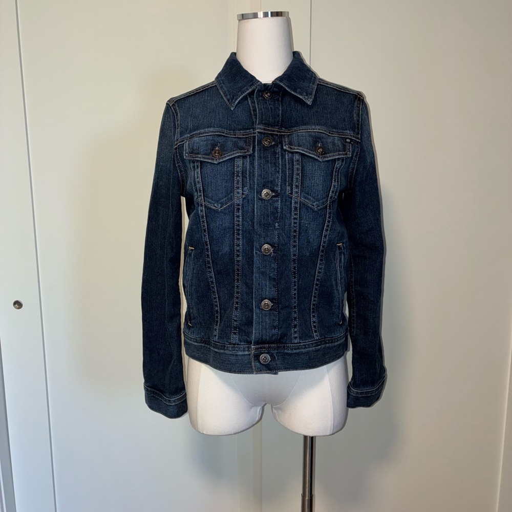 AG Adriano Goldschmied Dark Blue Jean Jacket